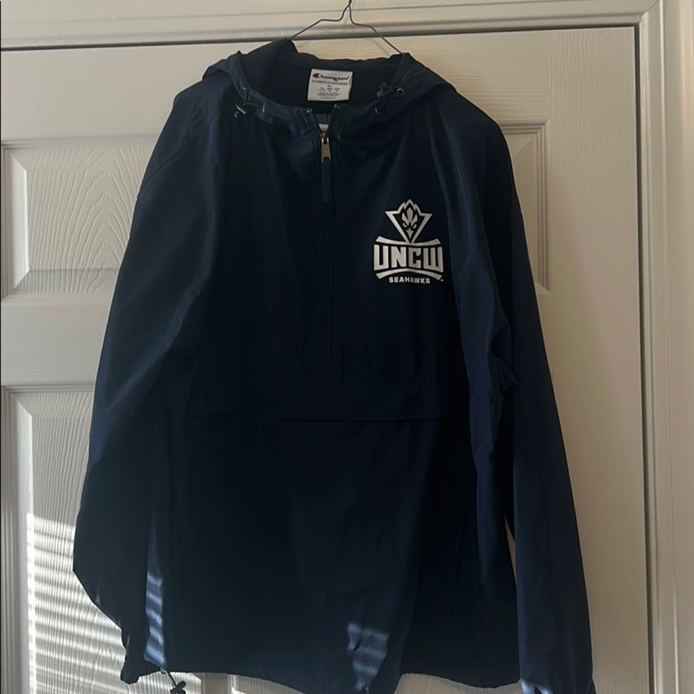 UNCW New With Tag Champion Rain jacket